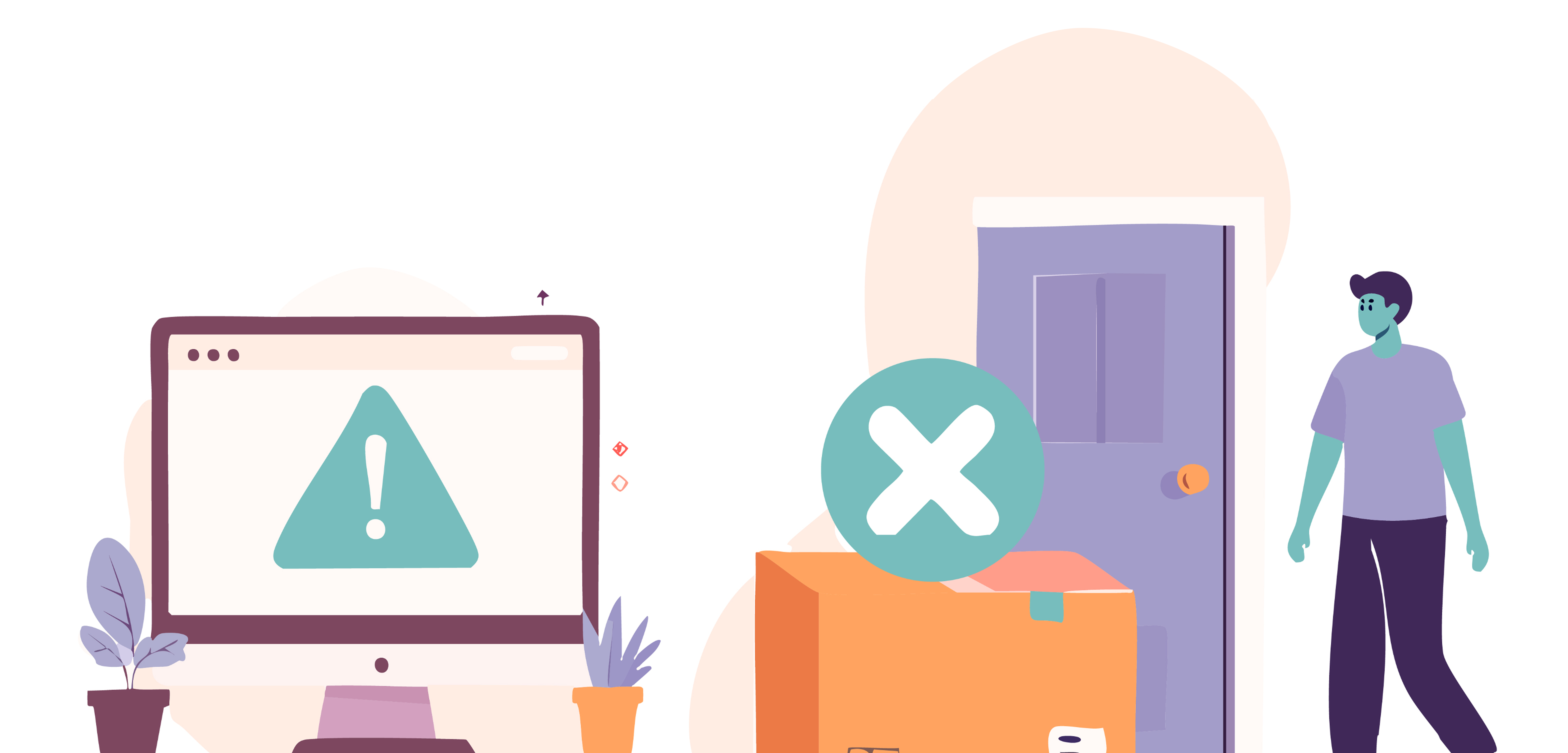 Notebook com cadeado e banner HTTPS